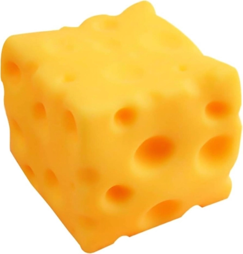 Brânză galbenă antistres de strâns, 10 cm - 1 bucată