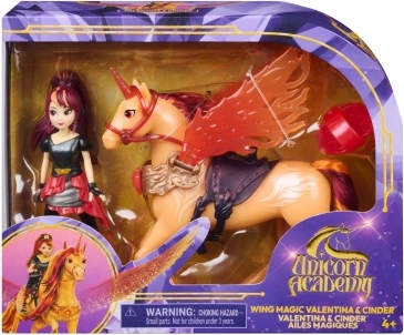Unicorn Academy aripi magice Cinder și Valentina 11 cm - 1 bucată