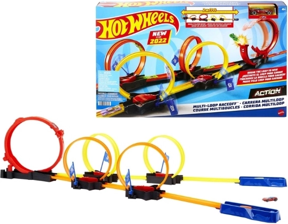 Pistă de curse Hot Wheels cu buclă