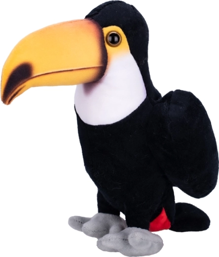 Tucan de pluș 20 cm pentru bebeluși