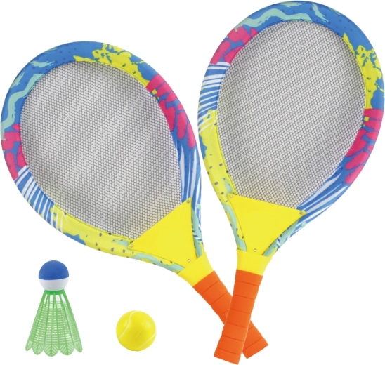Set de exterior 2-în-1 pentru tenis și badminton pentru copii