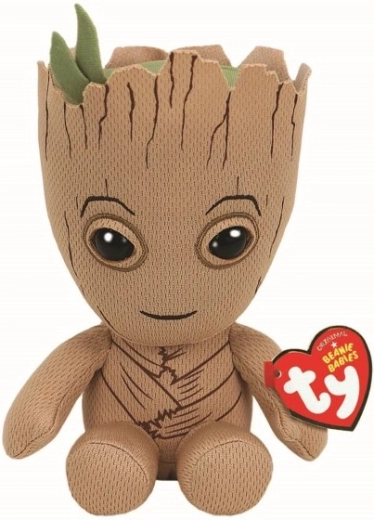 Ty Marvel Groot figurină de pluș 15 cm - 1 bucată