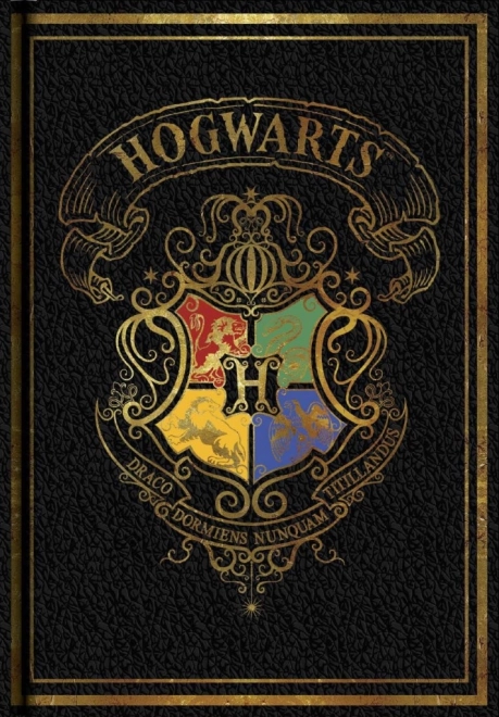 Bloc A5 Harry Potter colorat negru