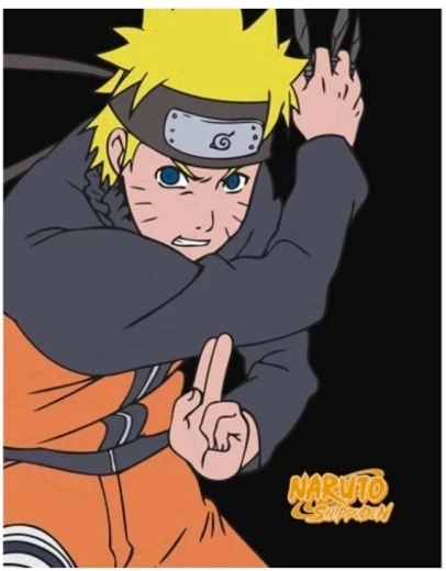 Pătură din fleece Naruto
