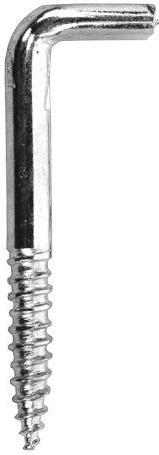 Cârlig cu filet și fantă dreaptă 65 mm, galvanizat (100 buc)