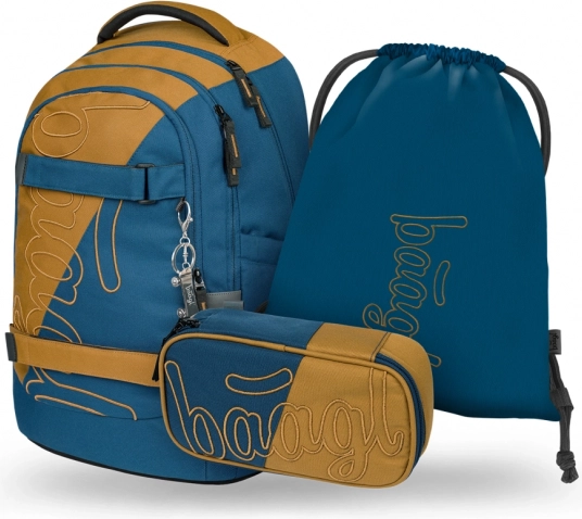 Set Baagl Skate Max Duo: Rucsac, Penal și Săculeț