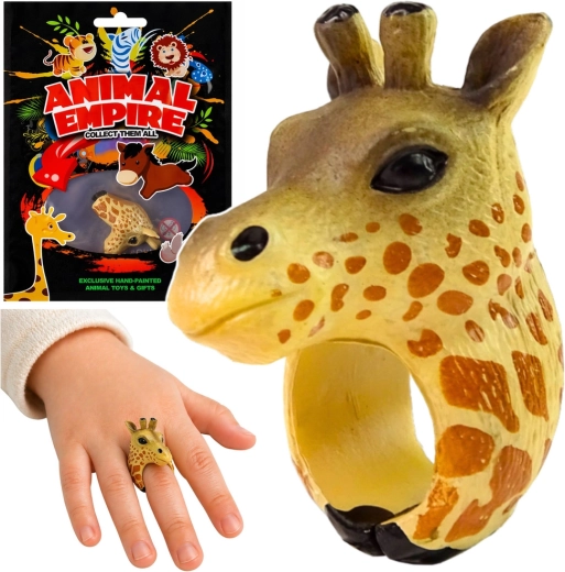 Inel pentru copii cu girafă