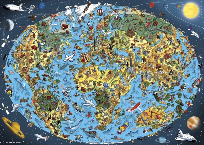 Puzzle Planeta Noastră Uimitoare 1000 de piese