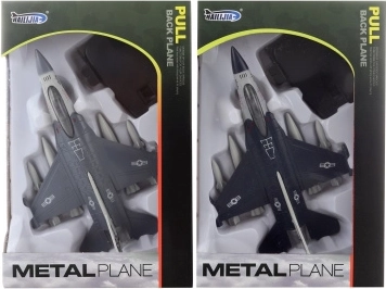 Avion metalic cu mers înapoi pe baterii