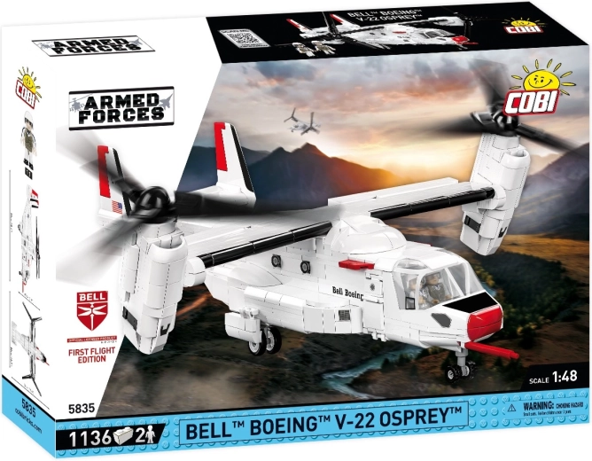 Set de construcție Cobi Armed Forces Bell Boeing V-22 Osprey first flight edition 1:48