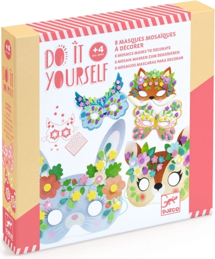Djeco DIY set creativ – măști cu animale din pădure