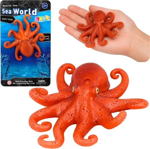 Figurină realistă din cauciuc elastic – caracatiță 14 cm