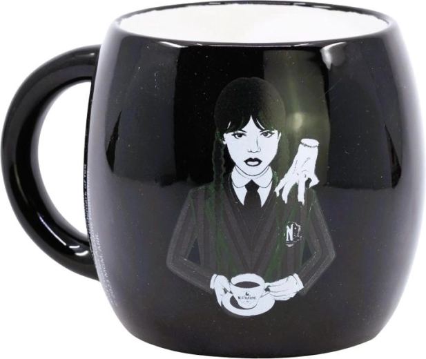 Cană ceramică Wednesday în cutie cadou