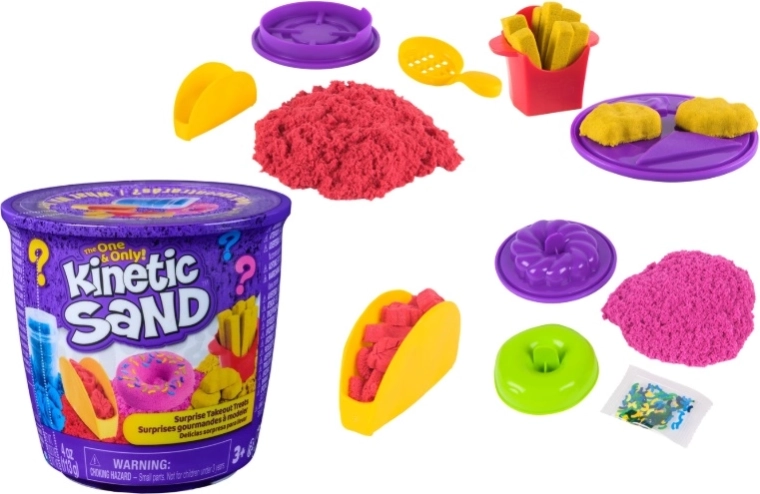 Spin Master Kinetic Sand surpriză în borcan