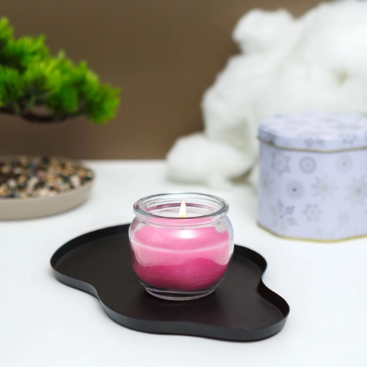 Lumânare parfumată cu aromă de trandafir, 70 g