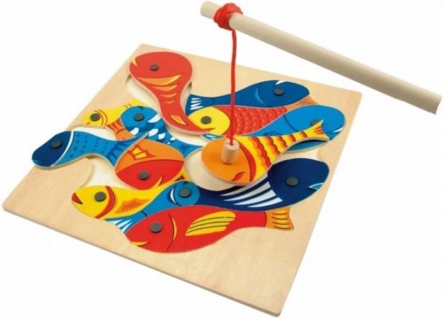 Joc magnetic de pescuit WOODY