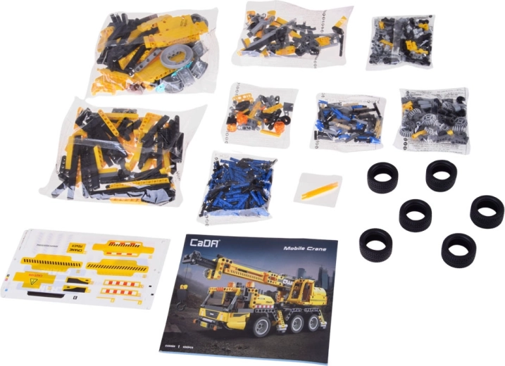 658 piese, autocolante și manual clar