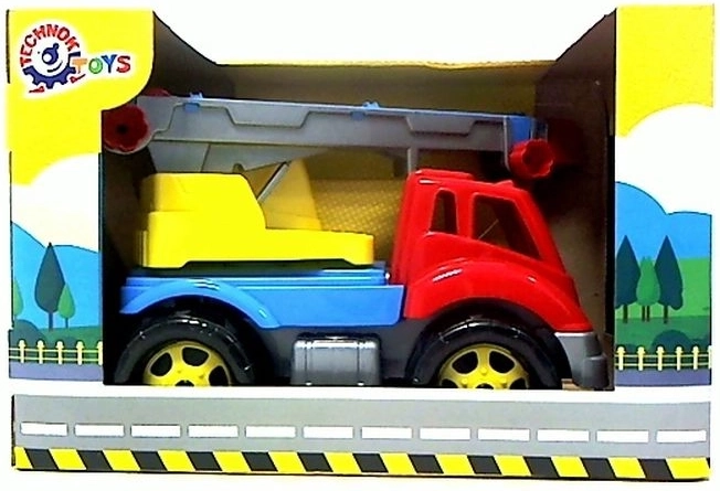 Technok Toys camion cu macara pentru copii