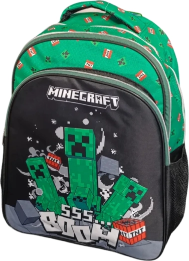 Rucsac școlar Minecraft Creeper verde 42 cm