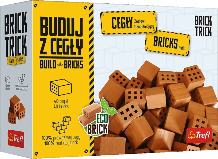 Trefl Brick Trick set suplimentar de cărămizi scurte 40 buc