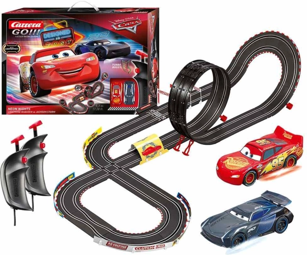 Pistă auto Carrera GO!!! Cars Neon Nights 5,3 m