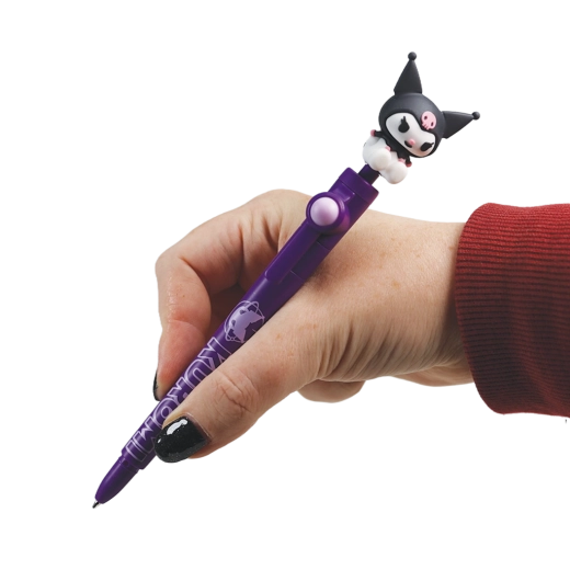 Prindere confortabilă și design stilat violet-negru
