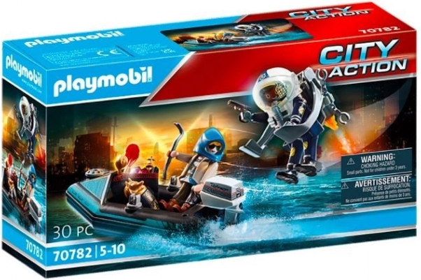 Playmobil City Action Poliția Jetpack: Arestarea hoțului de artă