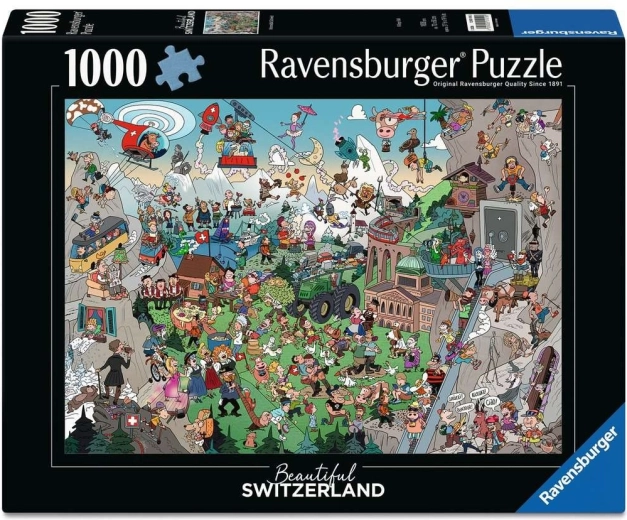 Puzzle Ravensburger Elveția frumoasă 1000 de piese