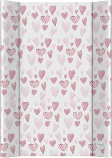 Ceba Baby saltea de înfășat pentru pătuț Ultra Light Lots of Love 50 × 70 cm
