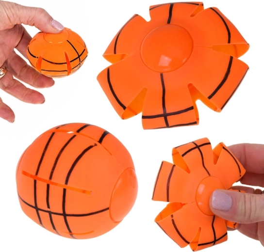 Minge-disc zburătoare „strânge și aruncă” – jucărie elastică de mână 7 cm