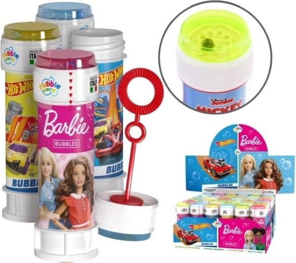 Soluție de baloane Mattel Barbie și Hot Wheels 60 ml display 36 buc.