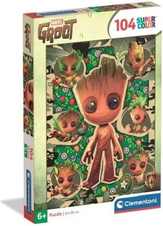 Puzzle Clementoni cu 104 piese, Marvel Groot