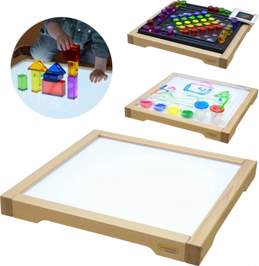 Panou de lemn MASTERKIDZ LED senzorial