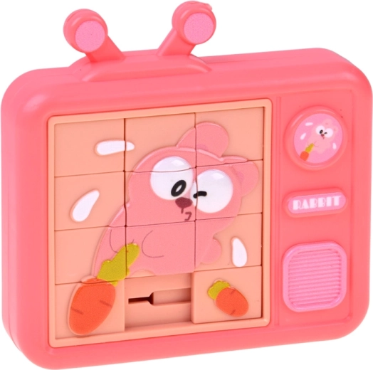 Puzzle glisant cu iepuraș