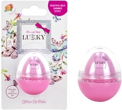 Balsam de buze hidratant cu sclipici LUKKY – tip ou, roz delicat