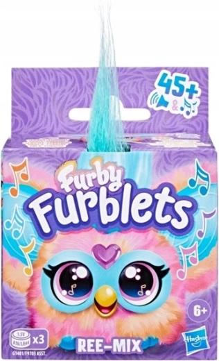 Furby Furblets Ree-Mix mini pluș interactiv cu sunete