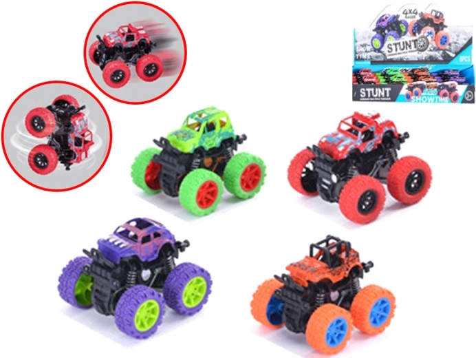 Mașină off-road cu mecanism inerțial și rotație 360°