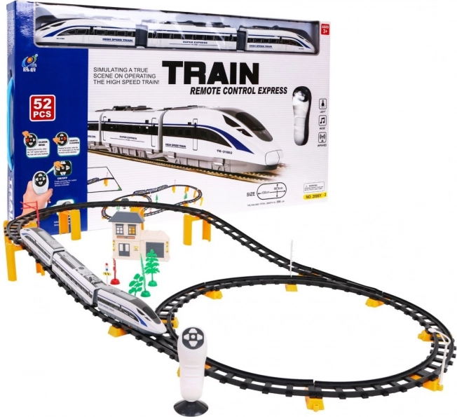Mare set de construcție trenulețe 52 piese