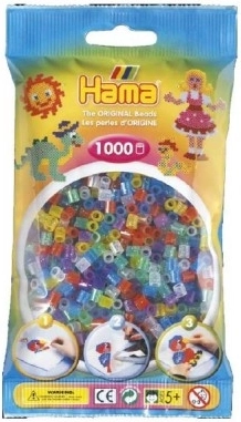 Mărgele termofixabile Hama MIDI sclipitoare, 1000 buc