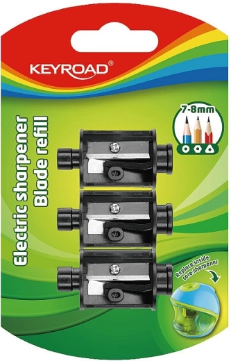 Ascuțitoare de rezervă KEYROAD – set 3 buc