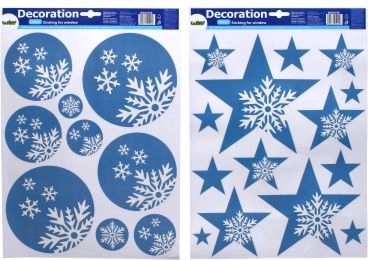 Decorațiune ferestre de Crăciun 41x29 cm