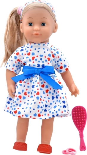 Dolls World păpușă la modă Charlotte 36 cm – tricolor alb