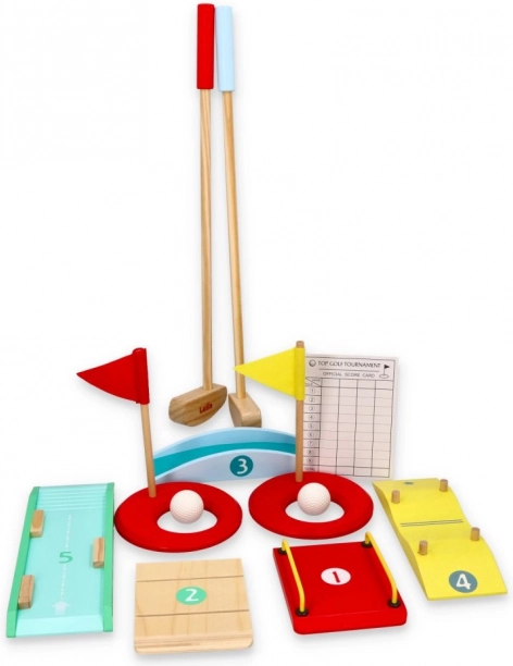 Set de minigolf pentru copii LELIN
