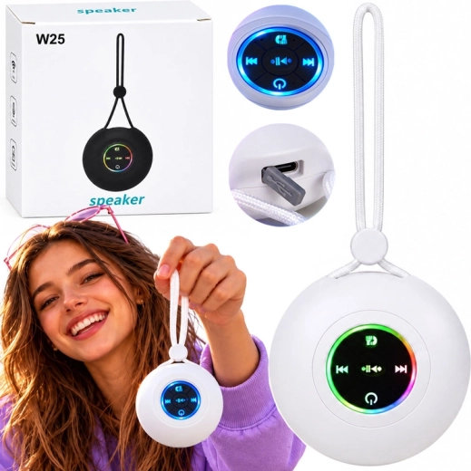 Difuzor Bluetooth portabil suspendabil cu iluminare RGB