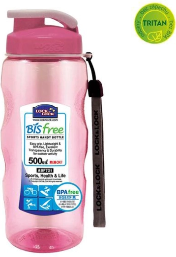 Sticlă de apă Bisfree 500 ml roz