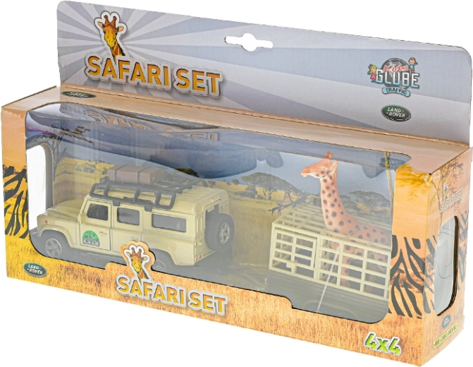 Set safari complet cu figurină de girafă