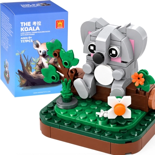 Set de construcție tehnic cu animale sălbatice – koala, 117 piese