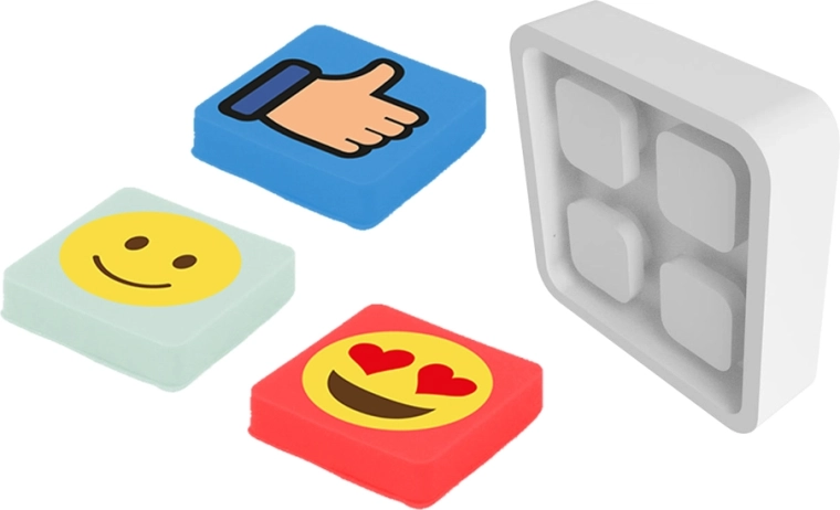 Insignă reflectorizantă Pixie Crew emoji