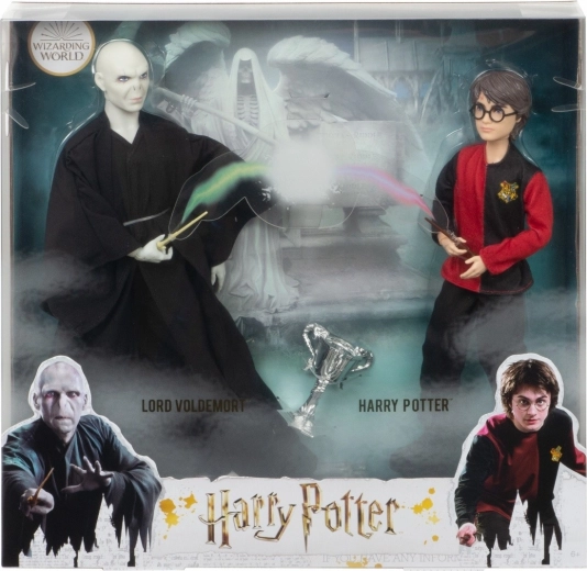 Set de păpuși HARRY POTTER și Lord Voldemort cu Pocalul Trimagilor