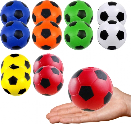Mingi anti-stres colorate 6,5 cm - set 12 buc